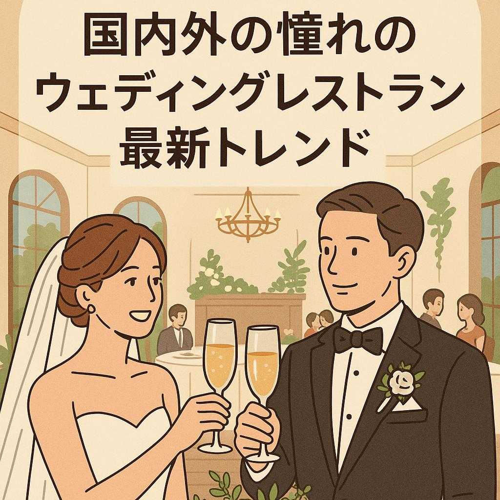 国内外の憧れのウェディングレストラン最新トレンド