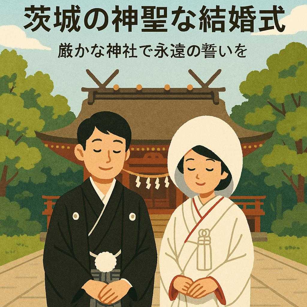 【茨城の神聖な結婚式】厳かな神社で永遠の誓いを