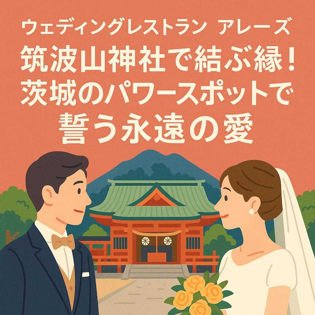 ウェディングレストラン アレーズ 「筑波山神社で結ぶ縁！茨城のパワースポットで誓う永遠の愛」