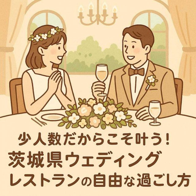 少人数だからこそ叶う！茨城県ウェディングレストランの自由な過ごし方