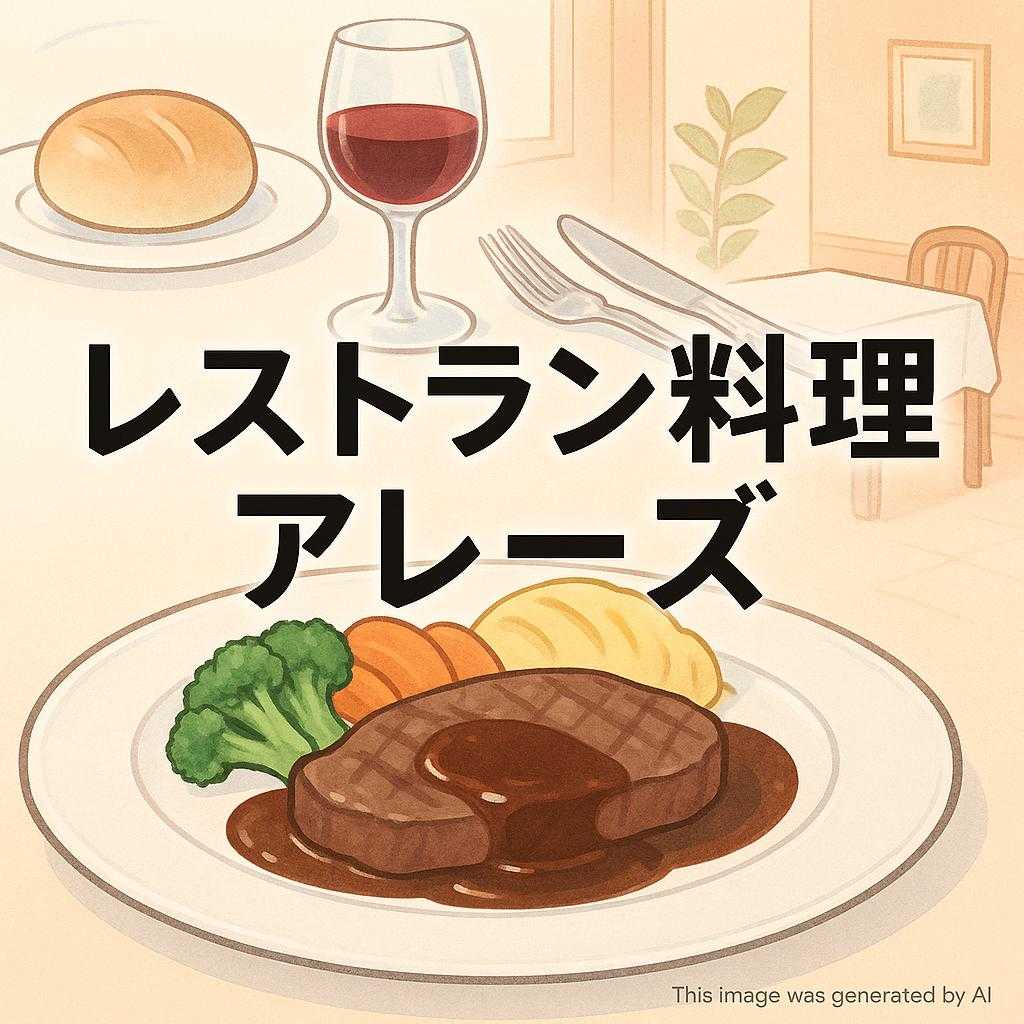 レストラン料理 アレーズ