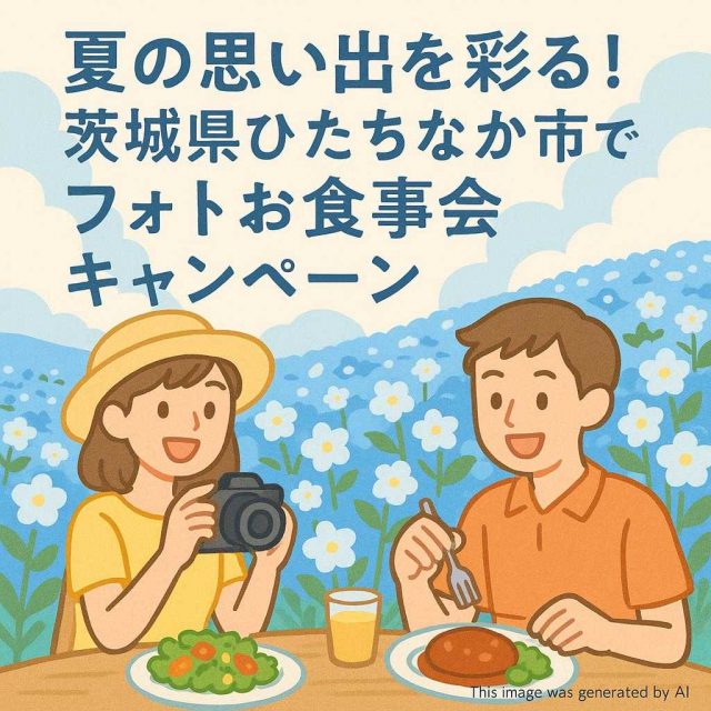 夏の思い出を彩る！茨城県ひたちなか市でフォトお食事会キャンペーン
