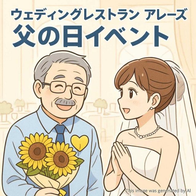 ウェディングレストラン アレーズ 父の日イベント