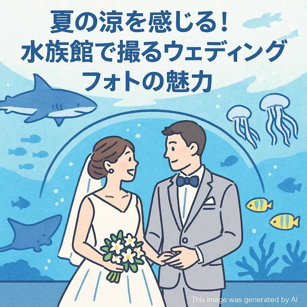夏の涼を感じる！水族館で撮るウェディングフォトの魅力