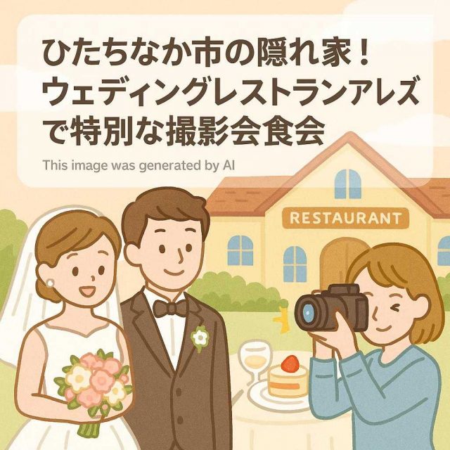 ひたちなか市の隠れ家！ウェディングレストランアレーズで特別な撮影会食会