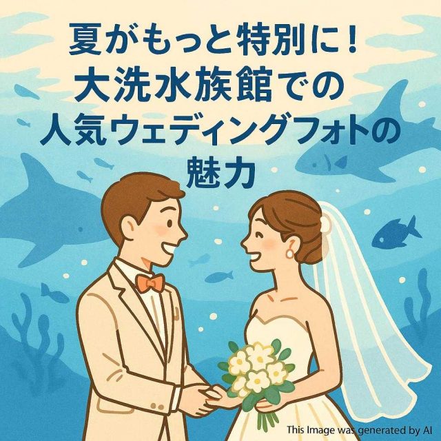 夏がもっと特別に！大洗水族館での人気ウェディングフォトの魅力