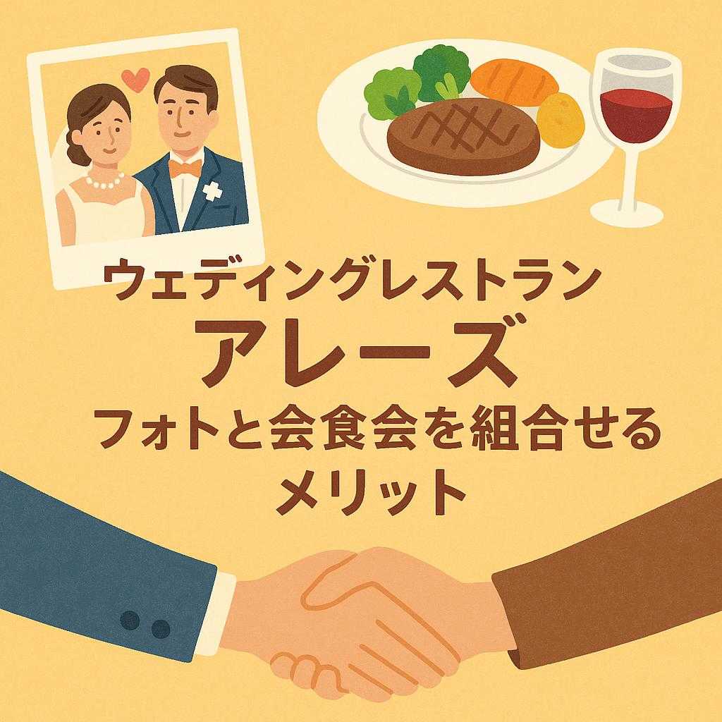 ウェディングレストラン アレーズ フォトと会食会を組み合わせるメリット