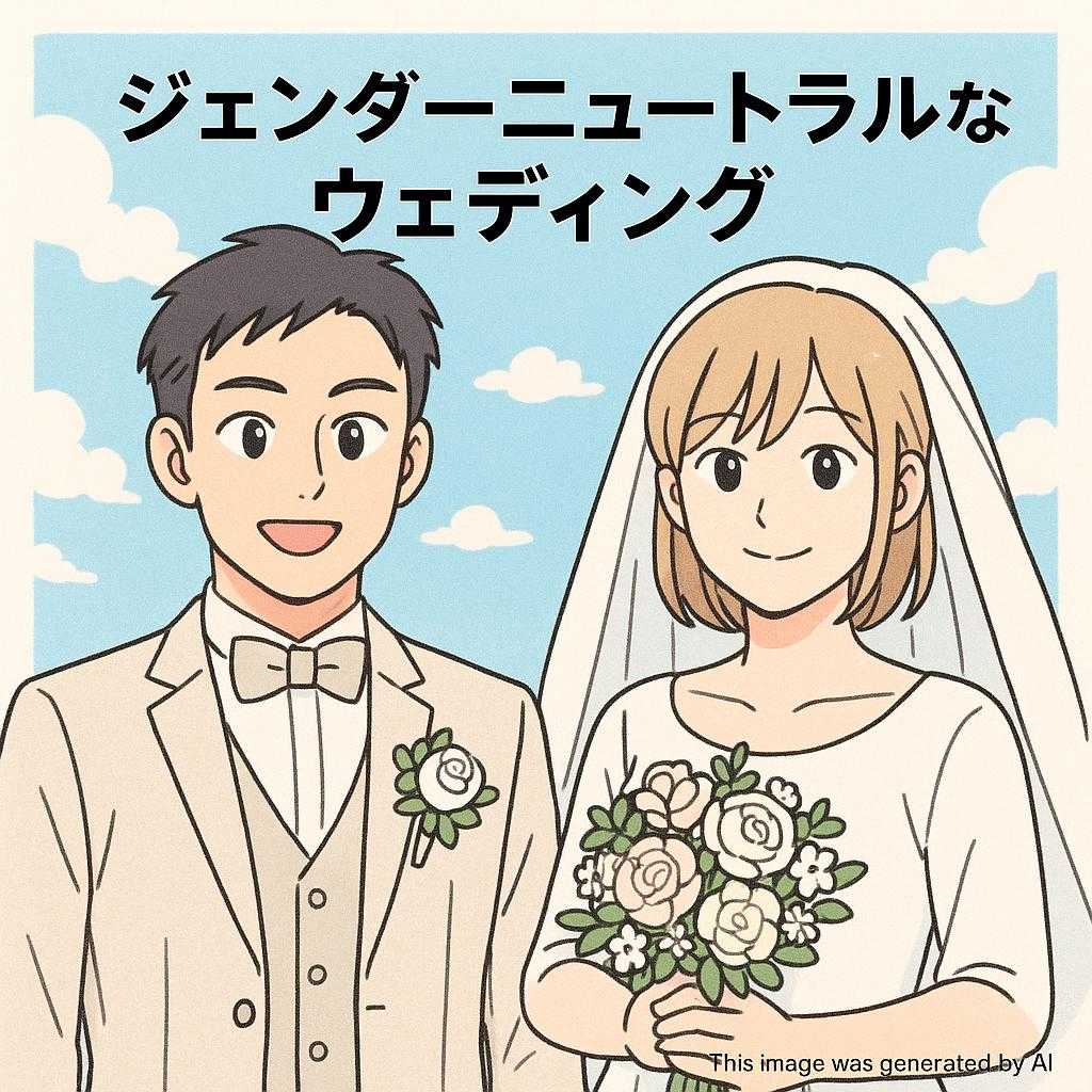 ジェンダーニュートラルなウェディング