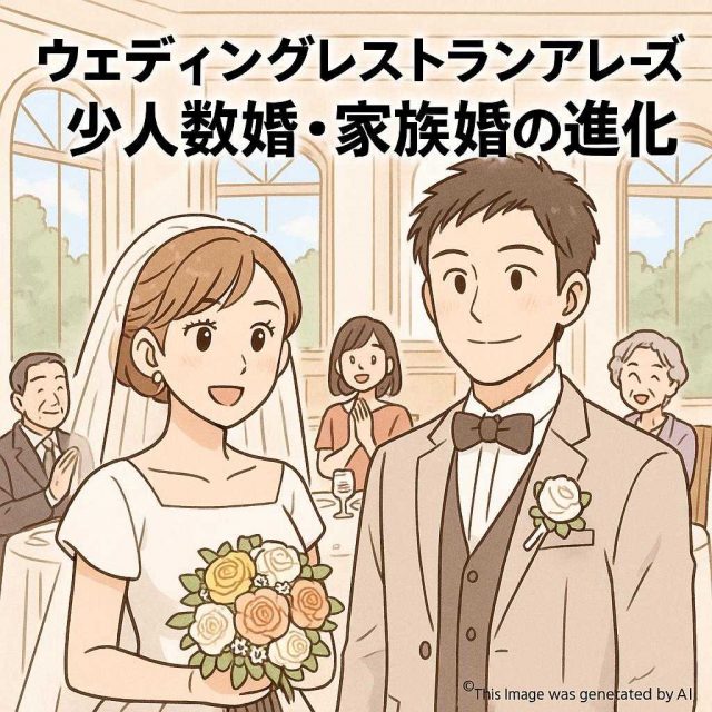 ウェディングレストランアレーズ 少人数婚・家族婚の進化