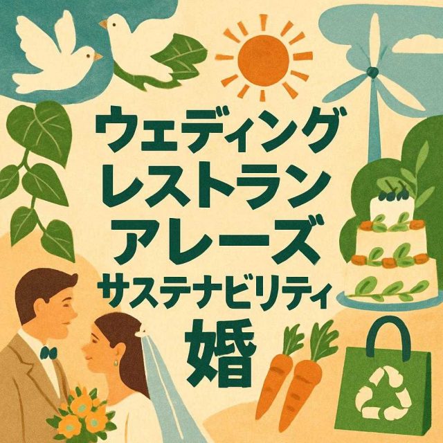 ウェディングレストランアレーズサステナビリティ 婚