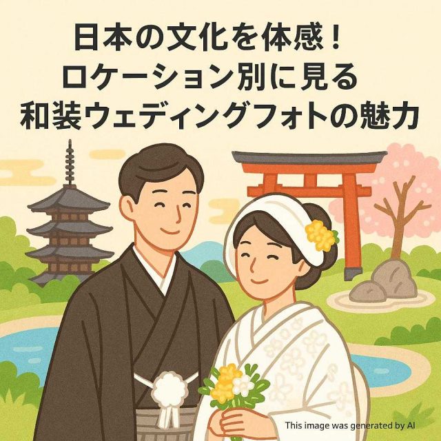 日本の文化を体感！ロケーション別に見る和装ウェディングフォトの魅力