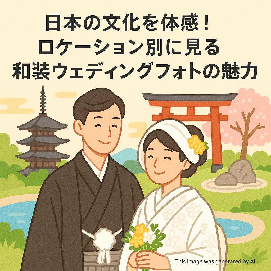 日本の文化を体感！ロケーション別に見る和装ウェディングフォトの魅力
