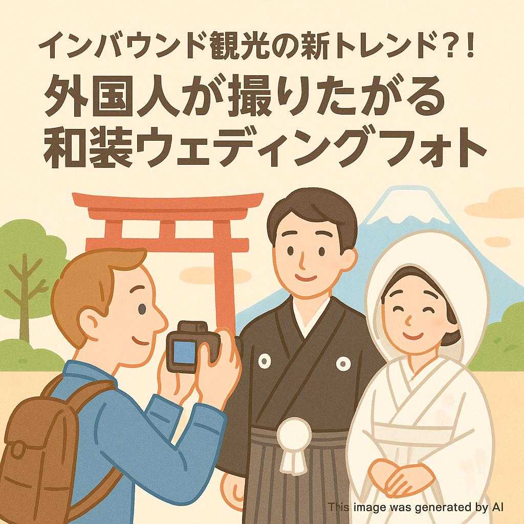インバウンド観光の新トレンド？！外国人が撮りたがる和装ウェディングフォト