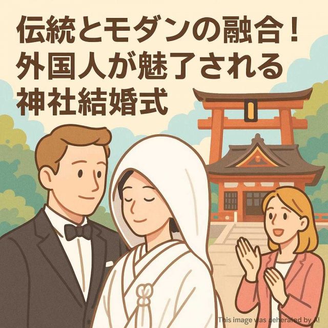 伝統とモダンの融合！外国人が魅了される神社結婚式