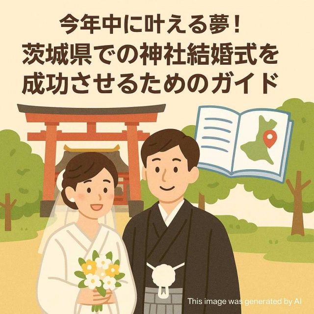 今年中に叶える夢！茨城県での神社結婚式を成功させるためのガイド