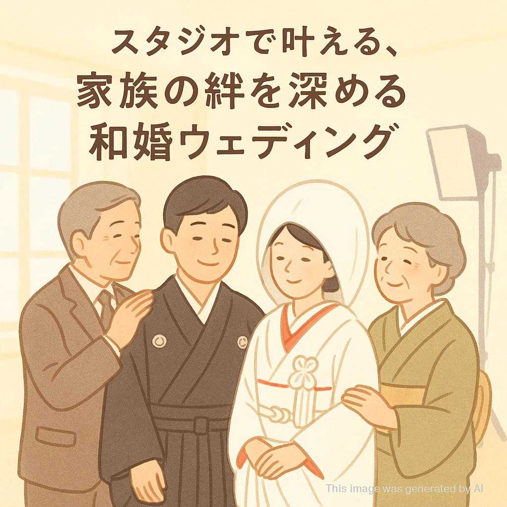 スタジオで叶える、家族の絆を深める和婚ウェディング
