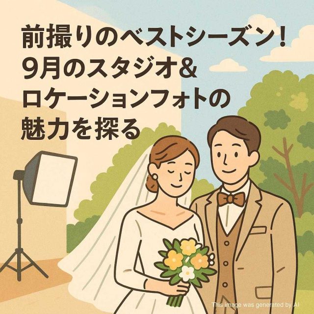 前撮りのベストシーズン！9月のスタジオ＆ロケーションフォトの魅力を探る