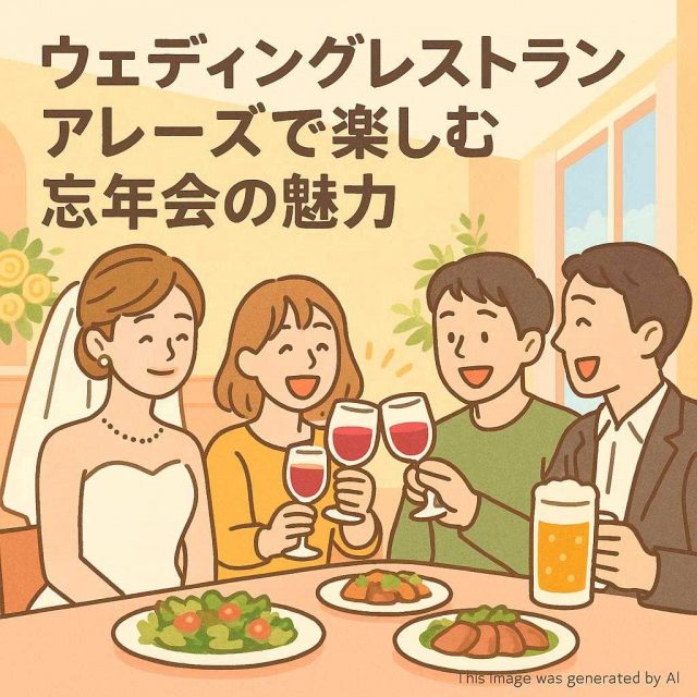 ウェディングレストランアレーズで楽しむ忘年会の魅力