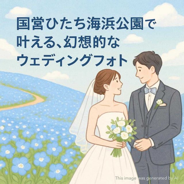 国営ひたち海浜公園で叶える、幻想的なウェディングフォト