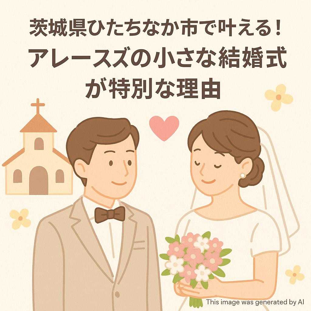 茨城県ひたちなか市で叶える！アレーズの小さな結婚式が特別な理由
