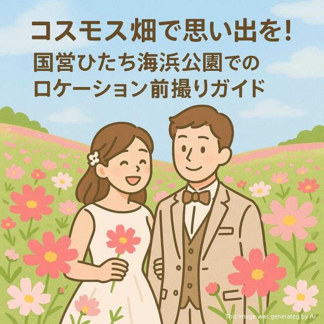 コスモス畑で思い出を！国営ひたち海浜公園でのロケーション前撮りガイド