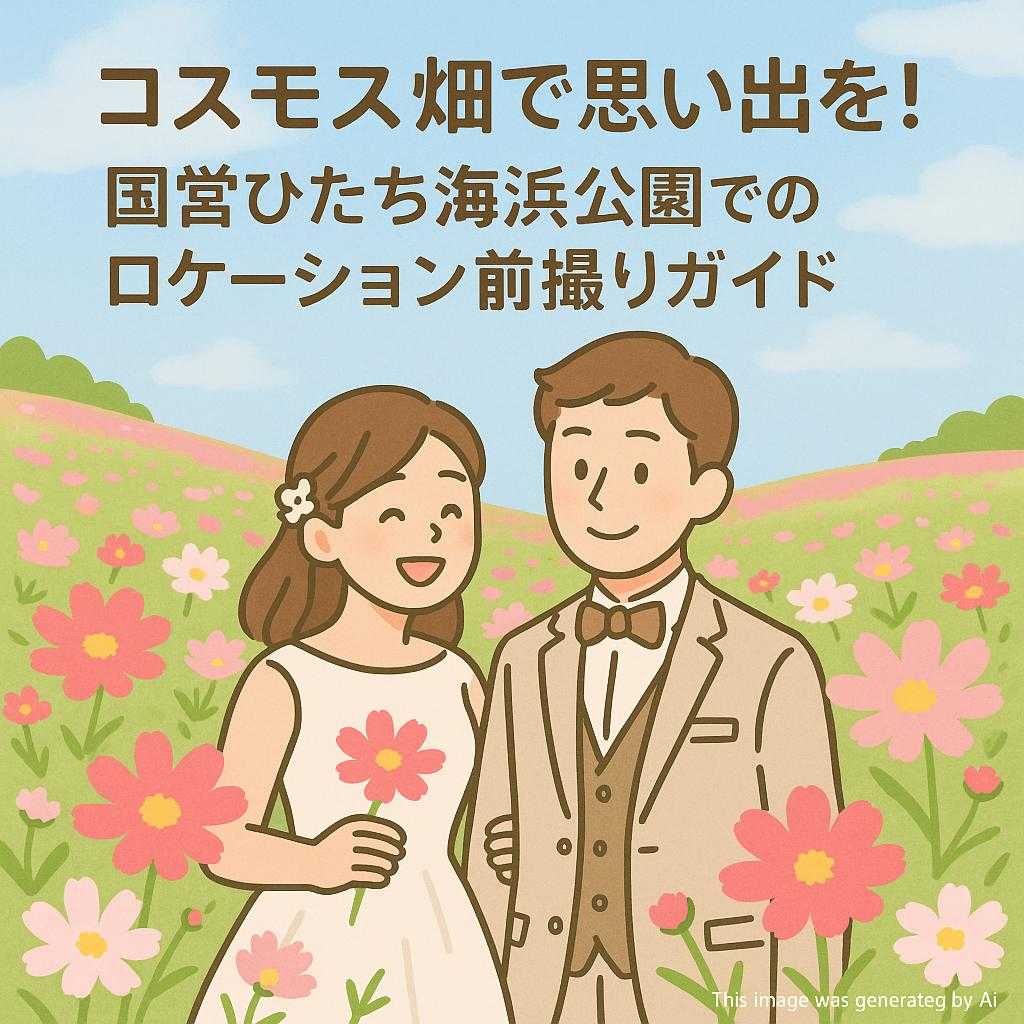 コスモス畑で思い出を！国営ひたち海浜公園でのロケーション前撮りガイド
