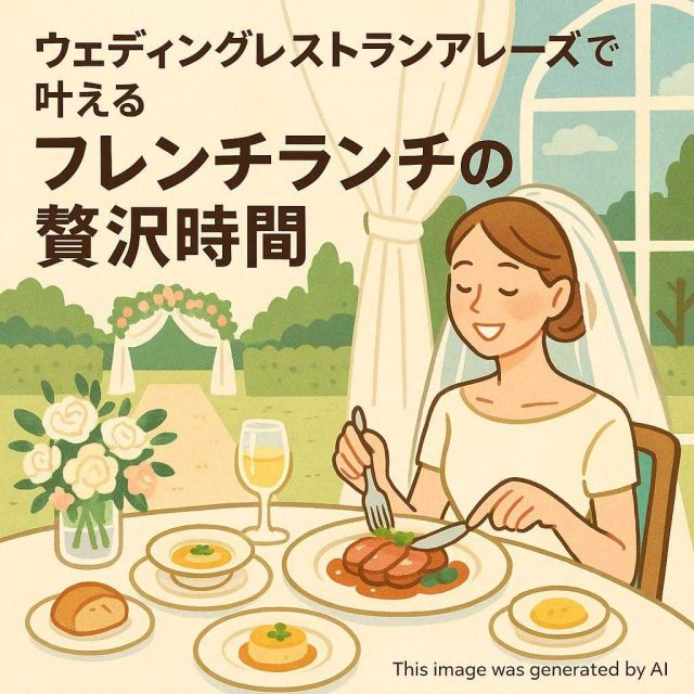 ウェディングレストランアレーズで叶えるフレンチランチの贅沢時間