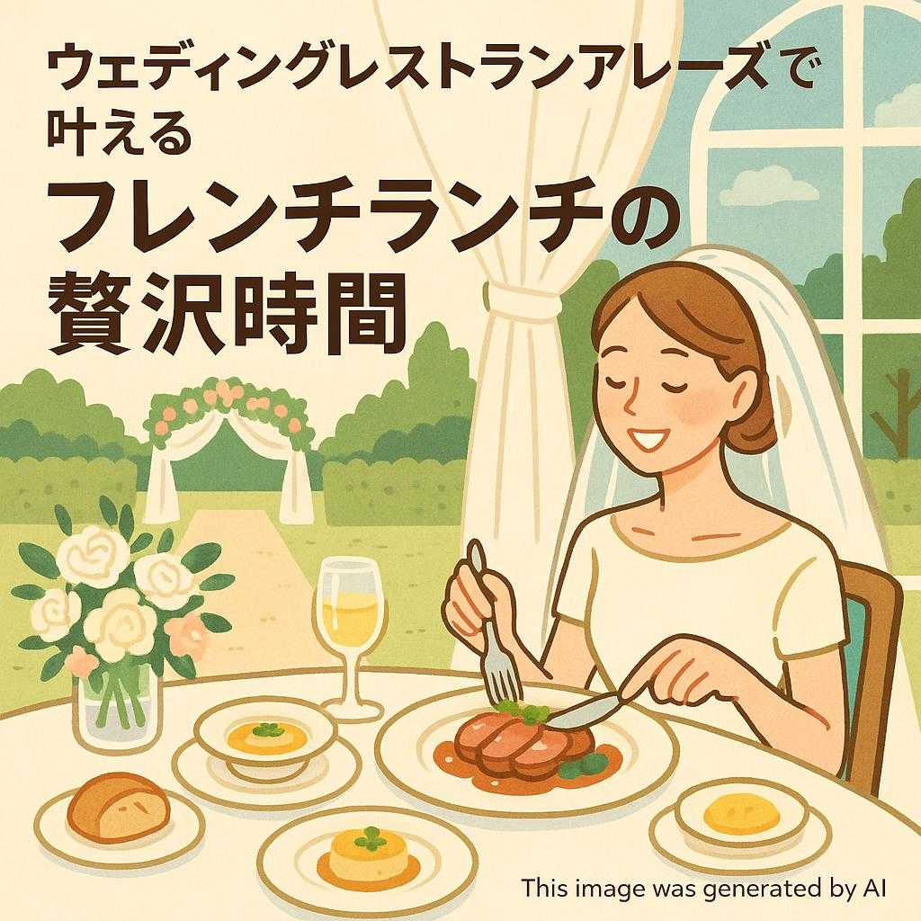 ウェディングレストランアレーズで叶えるフレンチランチの贅沢時間