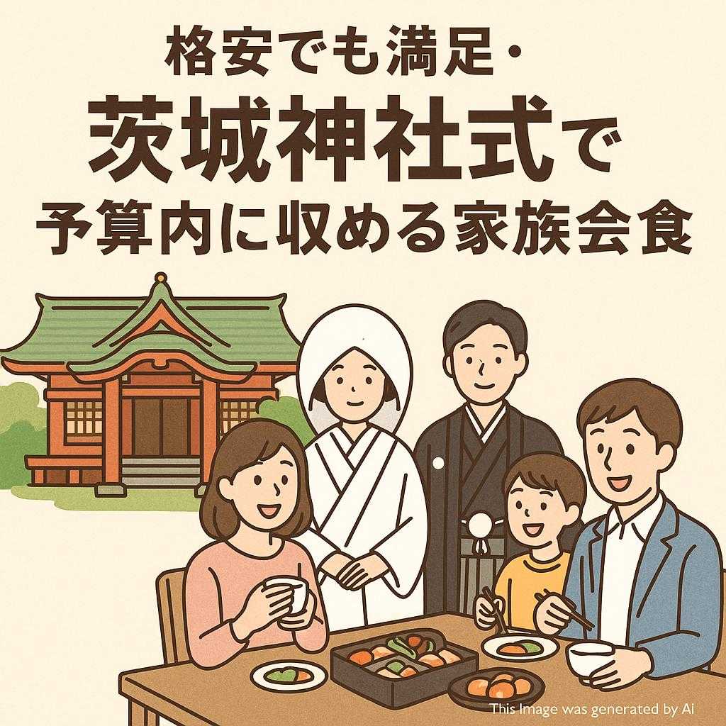 格安でも満足・茨城神社式で予算内に収める家族会食