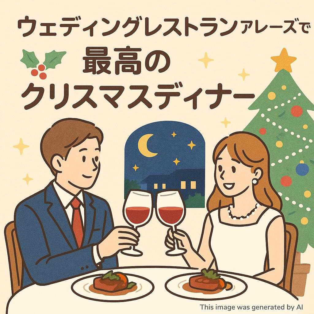 ウェディングレストランアレーズで叶える最高のクリスマスディナー