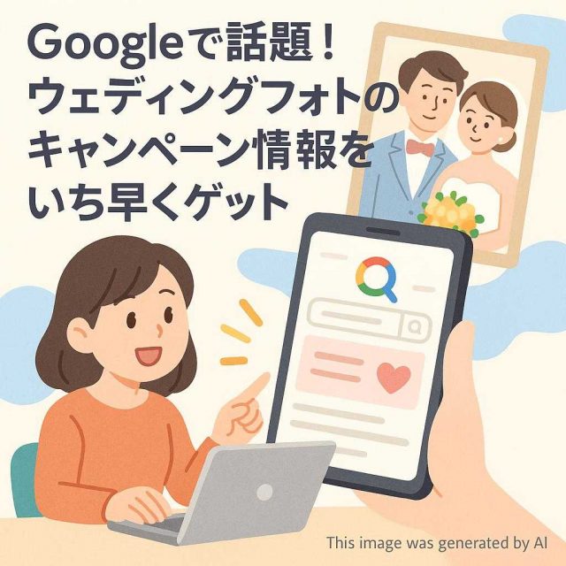 Googleで話題！ウェディングフォトのキャンペーン情報をいち早くゲット