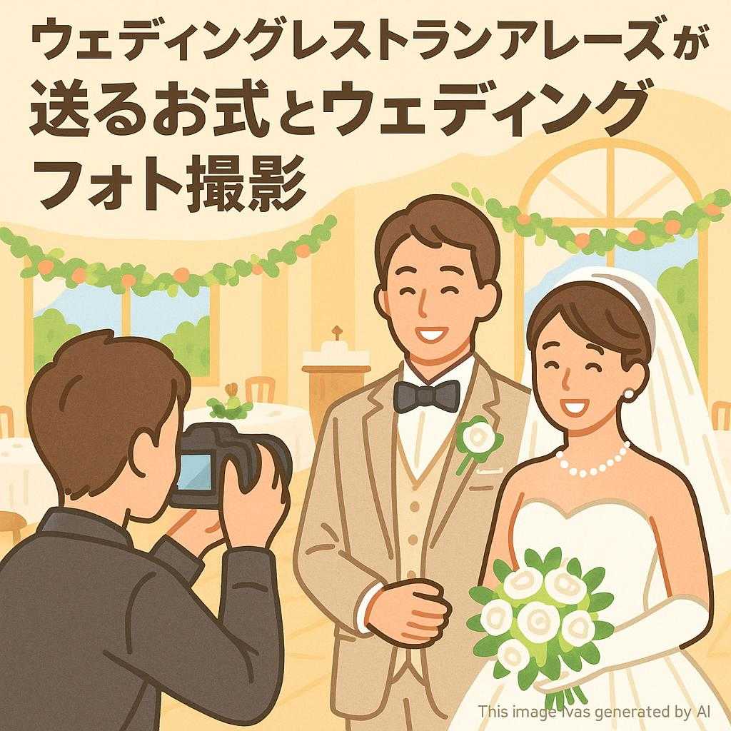 ウェディングレストランアレーズが送るお式とウェディングフォト撮影