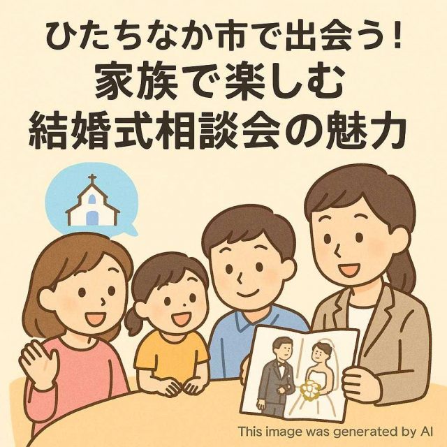 ひたちなか市で出会う！家族で楽しむ結婚式相談会の魅力