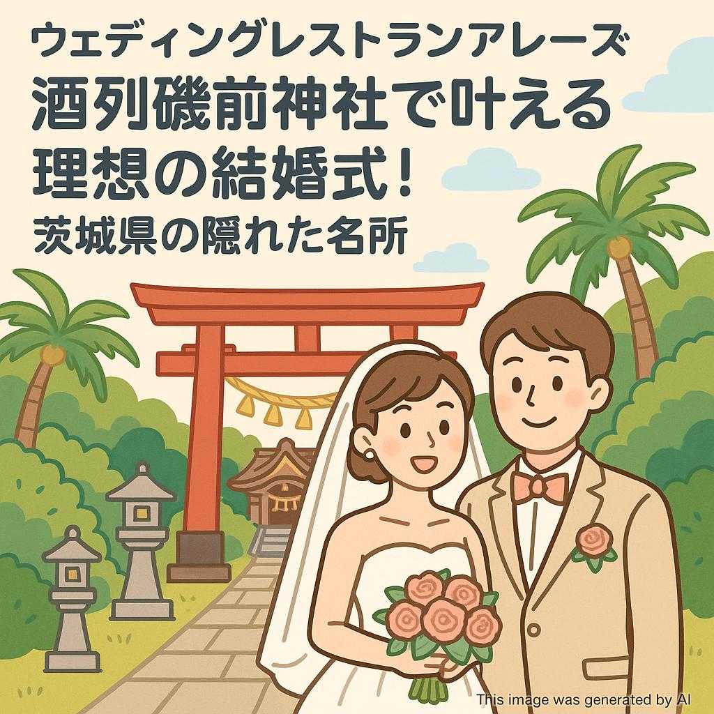 ウェディングレストランアレーズ 酒列磯前神社で叶える理想の結婚式!茨城県の隠れた名所