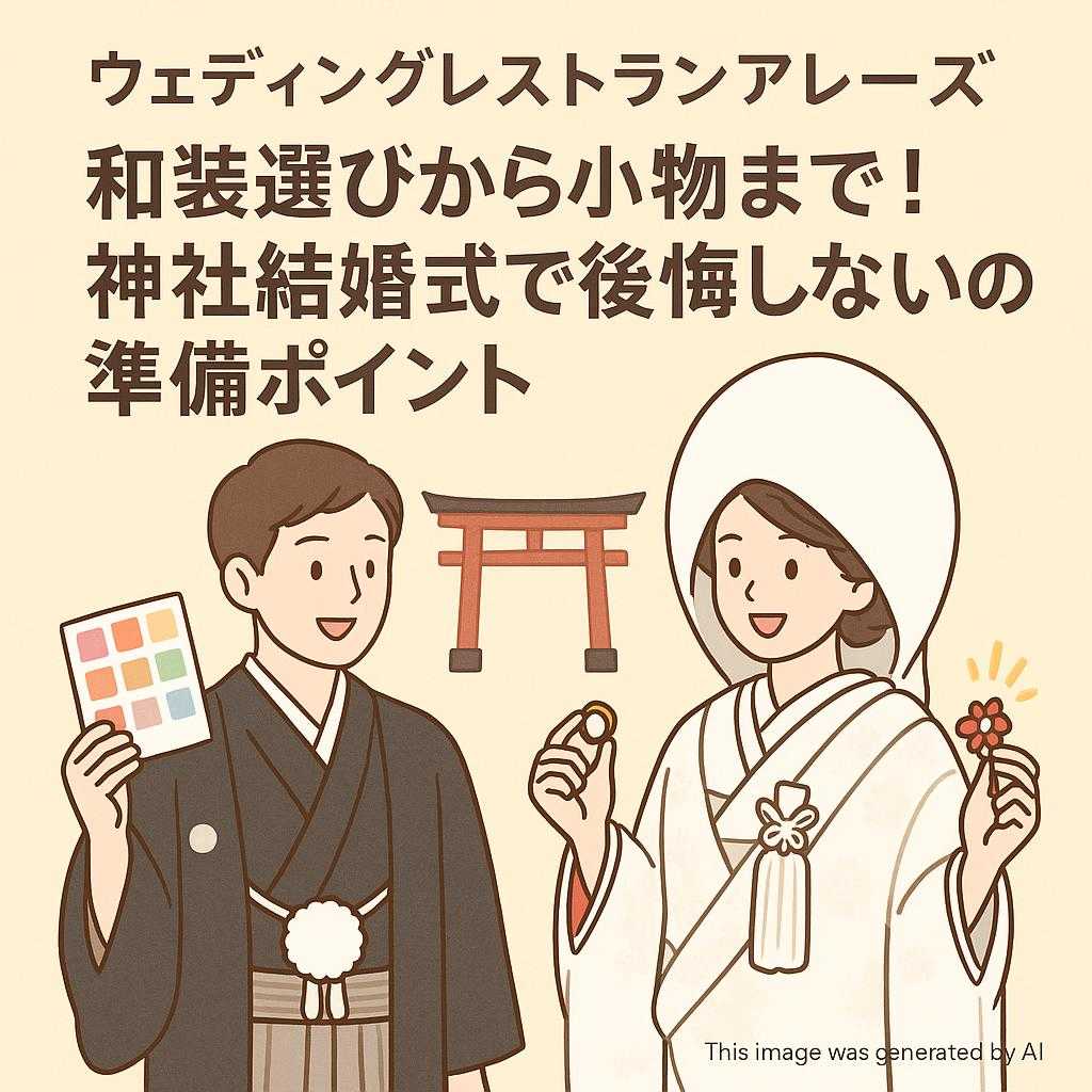 ウェディングレストランアレーズ 「和装選びから小物まで！神社結婚式で後悔しないための準備ポイント」