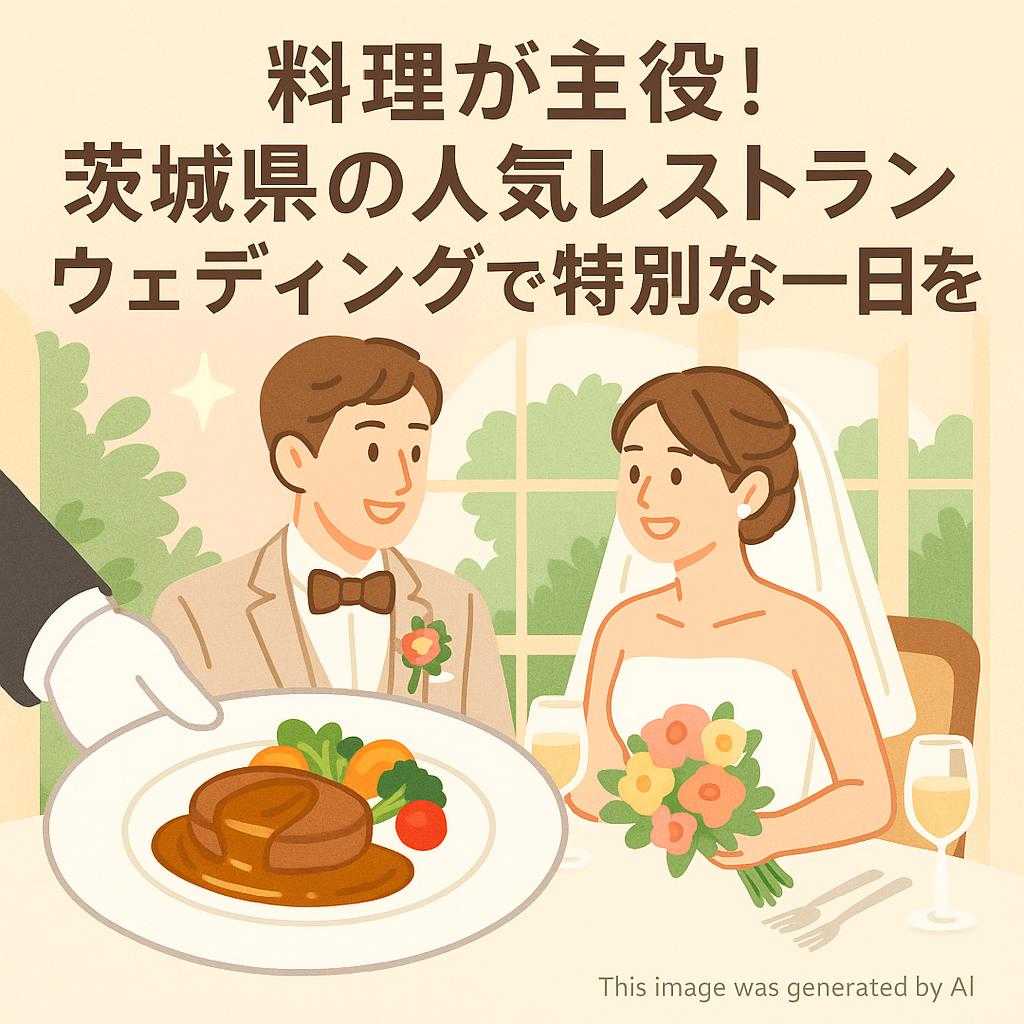 料理が主役！茨城県の人気レストランウェディングで特別な一日を