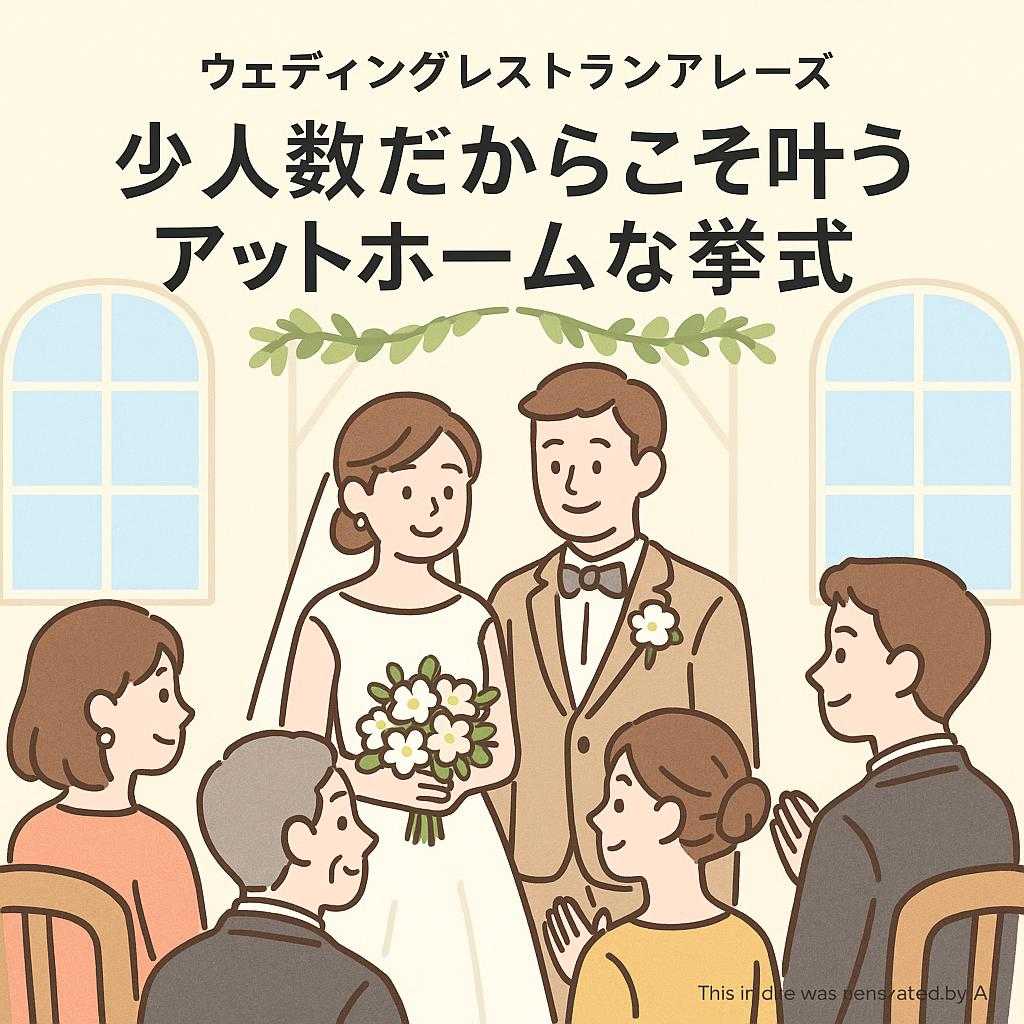 ウェディングレストランアレーズ 少人数だからこそ叶うアットホームな挙式