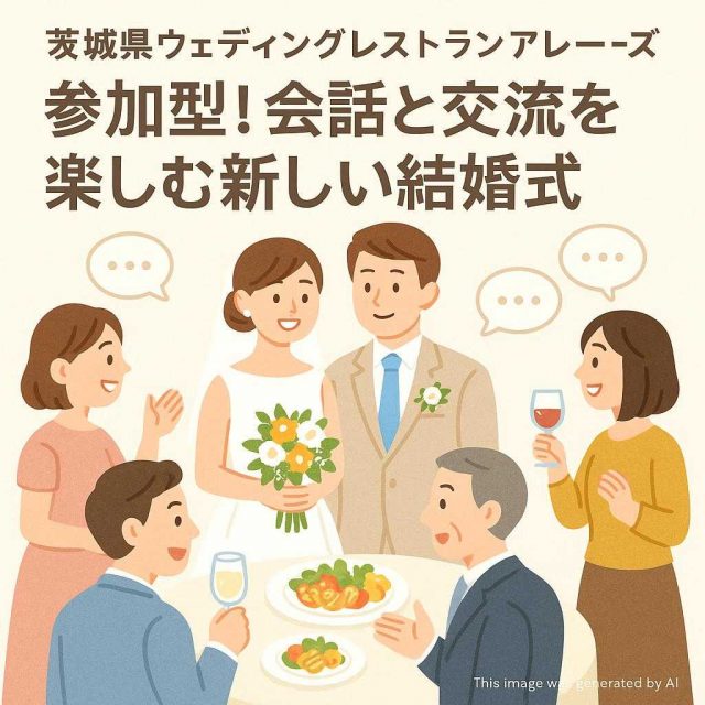 茨城県ウェディングレストランアレーズ 参加型！会話と交流を楽しむ新しい結婚式