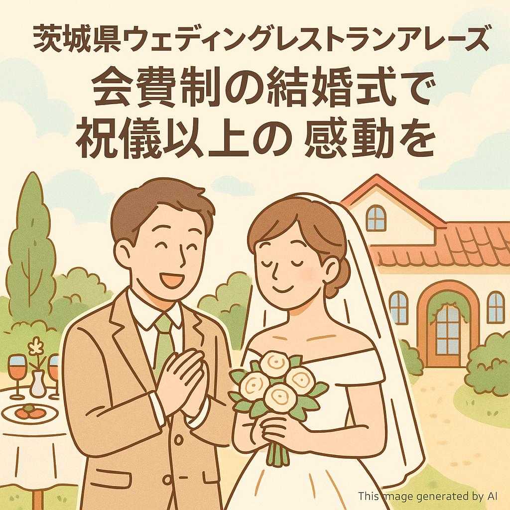 茨城県ウェディングレストランアレーズ 会費制の結婚式で祝儀以上の感動を