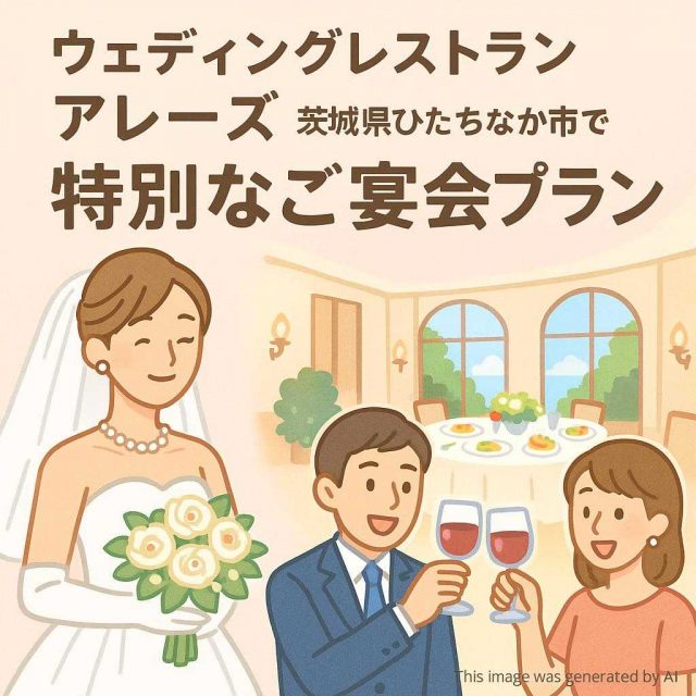 ウェディングレストラン アレーズ 茨城県ひたちなか市で体験する！特別なご宴会プラン
