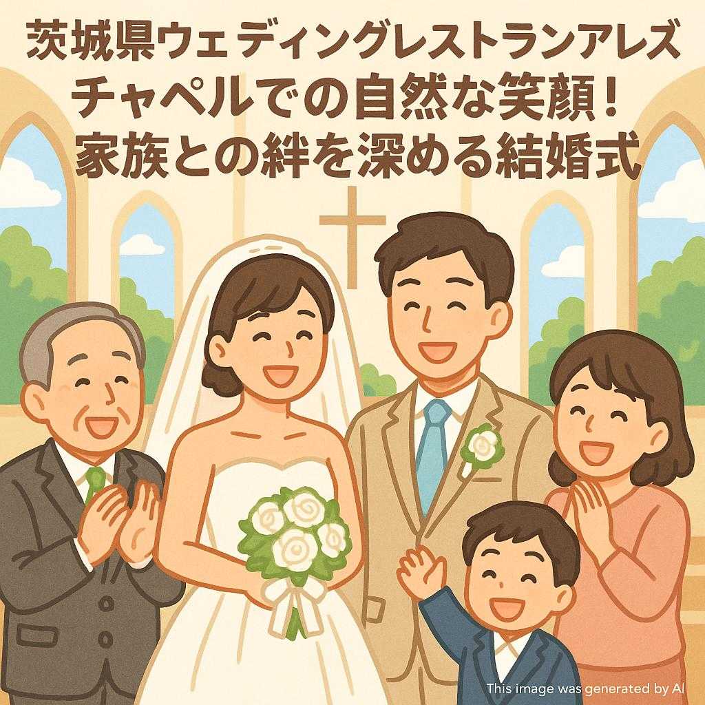 茨城県ウェディングレストランアレーズ チャペルでの自然な笑顔！家族との絆を深める結婚式