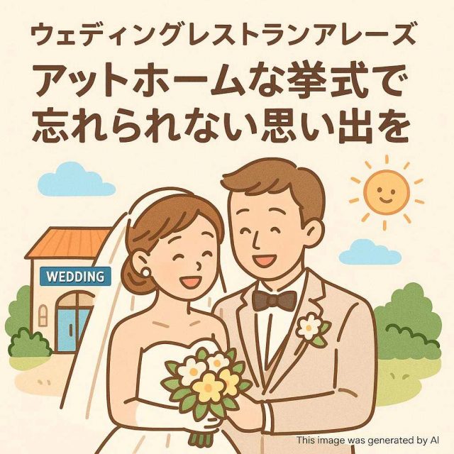 ウェディングレストランアレーズアットホームな挙式で忘れられない思い出を