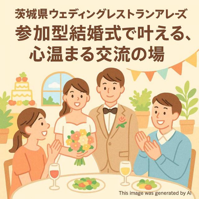 茨城県ウェディングレストランアレーズ 参加型結婚式で叶える、心温まる交流の場