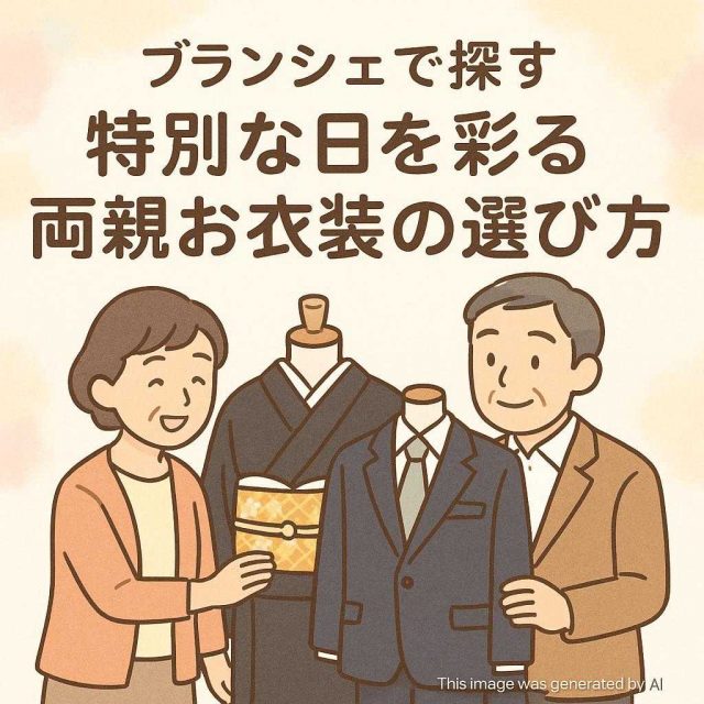 ブランシェで探す特別な日を彩る両親お衣装の選び方