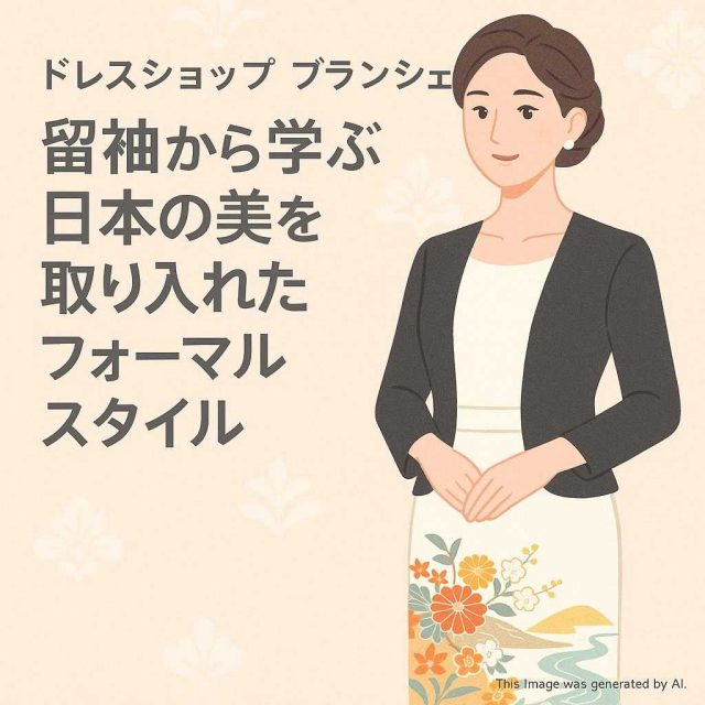 ドレスショップ ブランシェ 留袖から学ぶ日本の美を取り入れたフォーマルスタイル