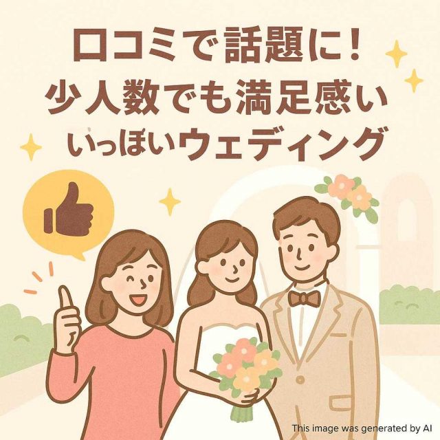 口コミで話題に！少人数でも満足感いっぱいのアレーズウェディング