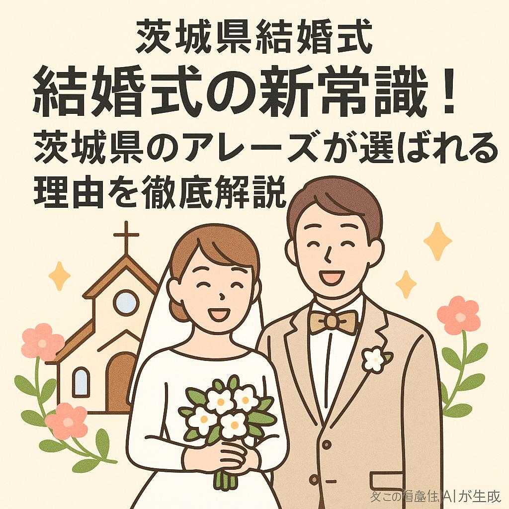 茨城県結婚式 結婚式の新常識！茨城県のアレーズが選ばれる理由を徹底解説