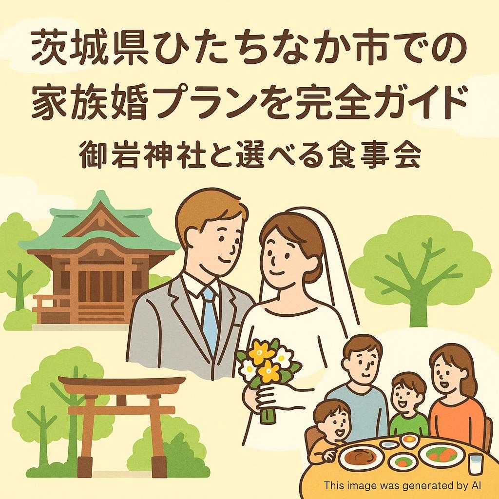 茨城県ひたちなか市での家族婚プランを完全ガイド！御岩神社と選べる食事会