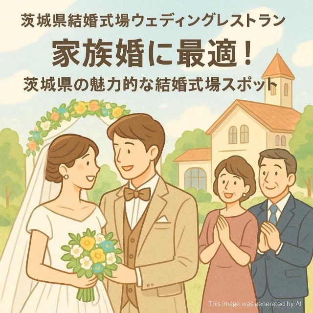 茨城県結婚式場ウェディングレストランアレーズ 家族婚に最適！茨城県の魅力的な結婚式場スポット