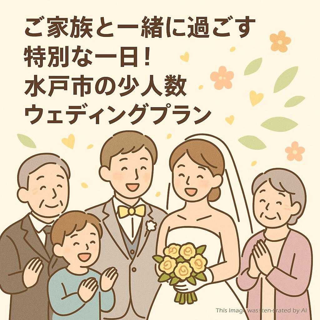 ご家族と一緒に過ごす特別な一日！水戸市の少人数ウェディングプラン